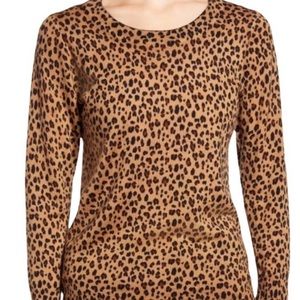 Jcrew leopard print sweater